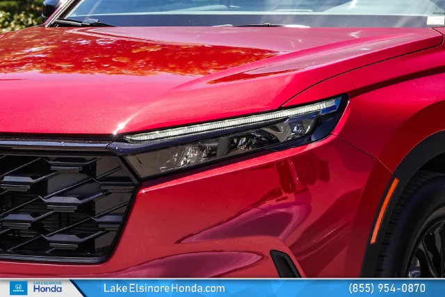 New 2026 Radiant Red Metallic Honda 2WD Sport-L Hybrid image 4
