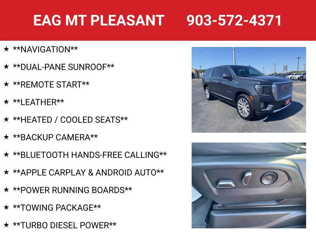 Used 2022 Hunter Metallic GMC Denali image 4