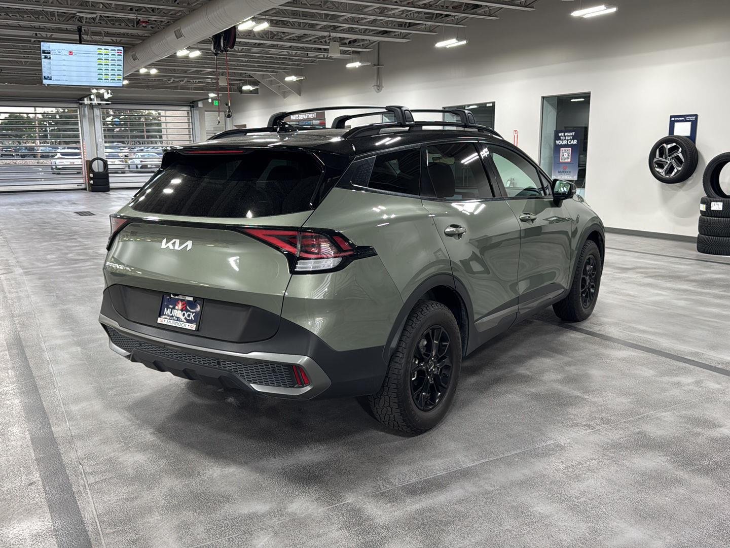 Used 2024 Jungle Green/Ebony Black Roof Kia X-Pro Prestige image 13