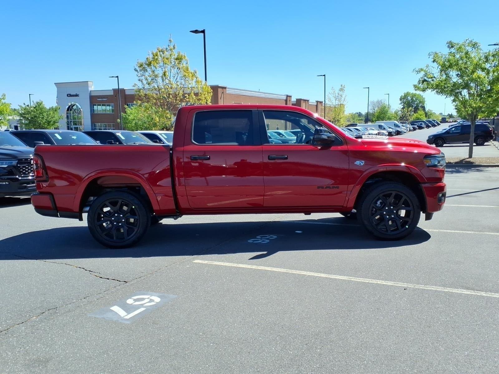 New 2026 Molten Red Pearl-Coat Exterior Paint RAM Laramie image 9