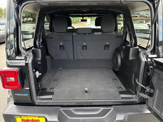 Used 2021 Black Clearcoat Jeep Unlimited Rubicon 4xe image 12