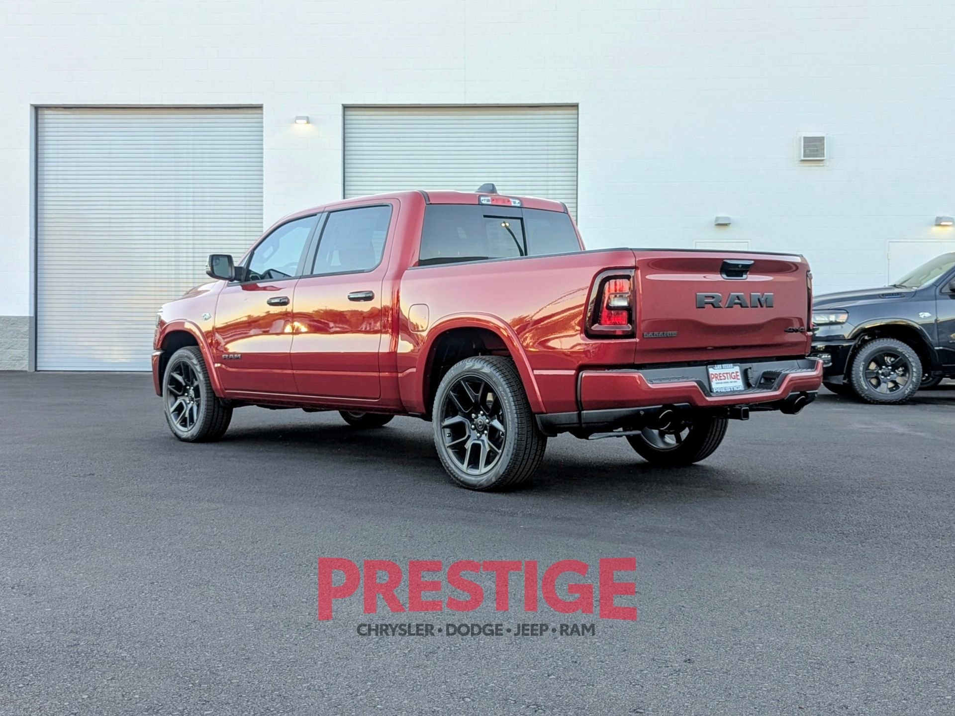 New 2026 Molten Red Pearl-Coat Exterior Paint RAM Laramie image 8