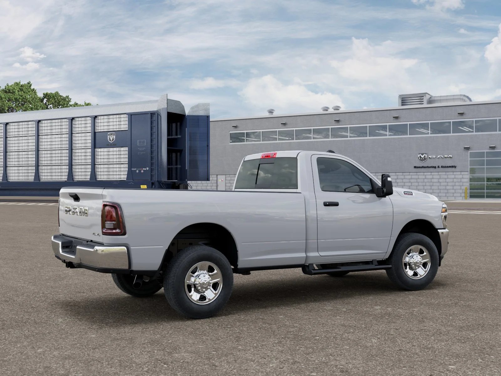 New 2026 Bright White Clear-Coat Exterior Paint RAM Tradesman image 2