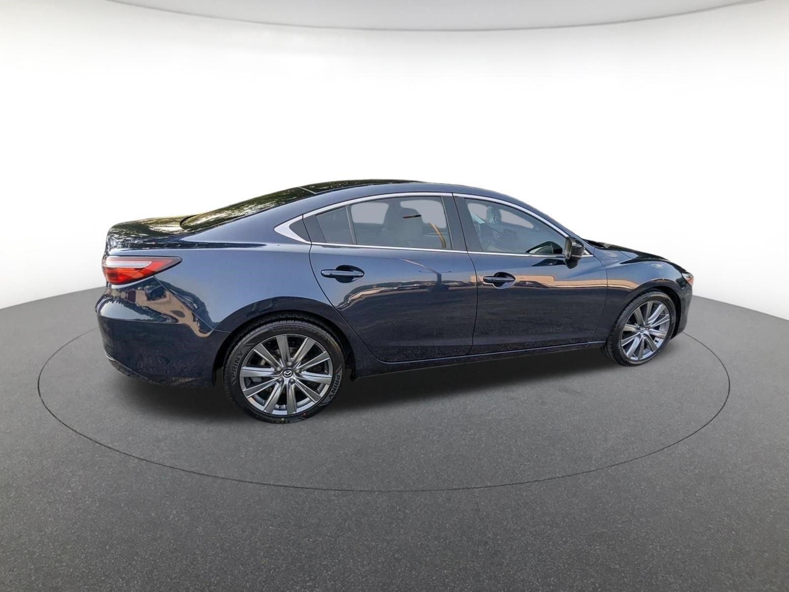 Used 2021 Deep Crystal Blue Mazda Touring image 3