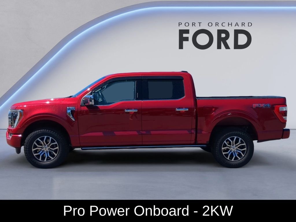 Used 2023 Red Metallic Ford Platinum image 3