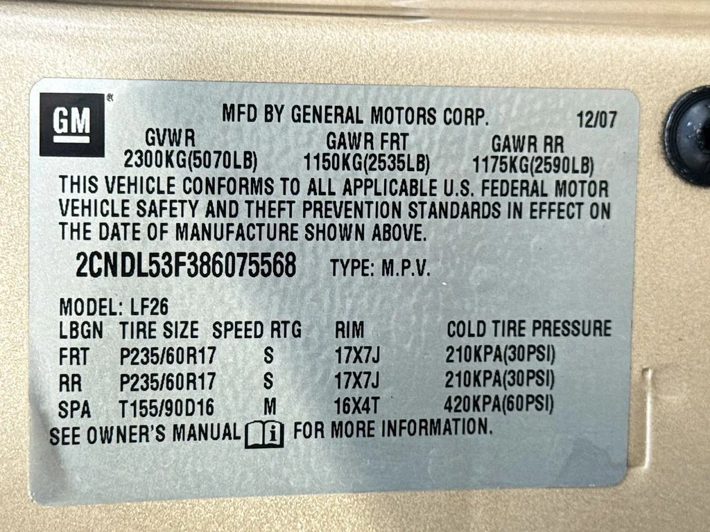 Used 2008 Beige Chevrolet LT image 39