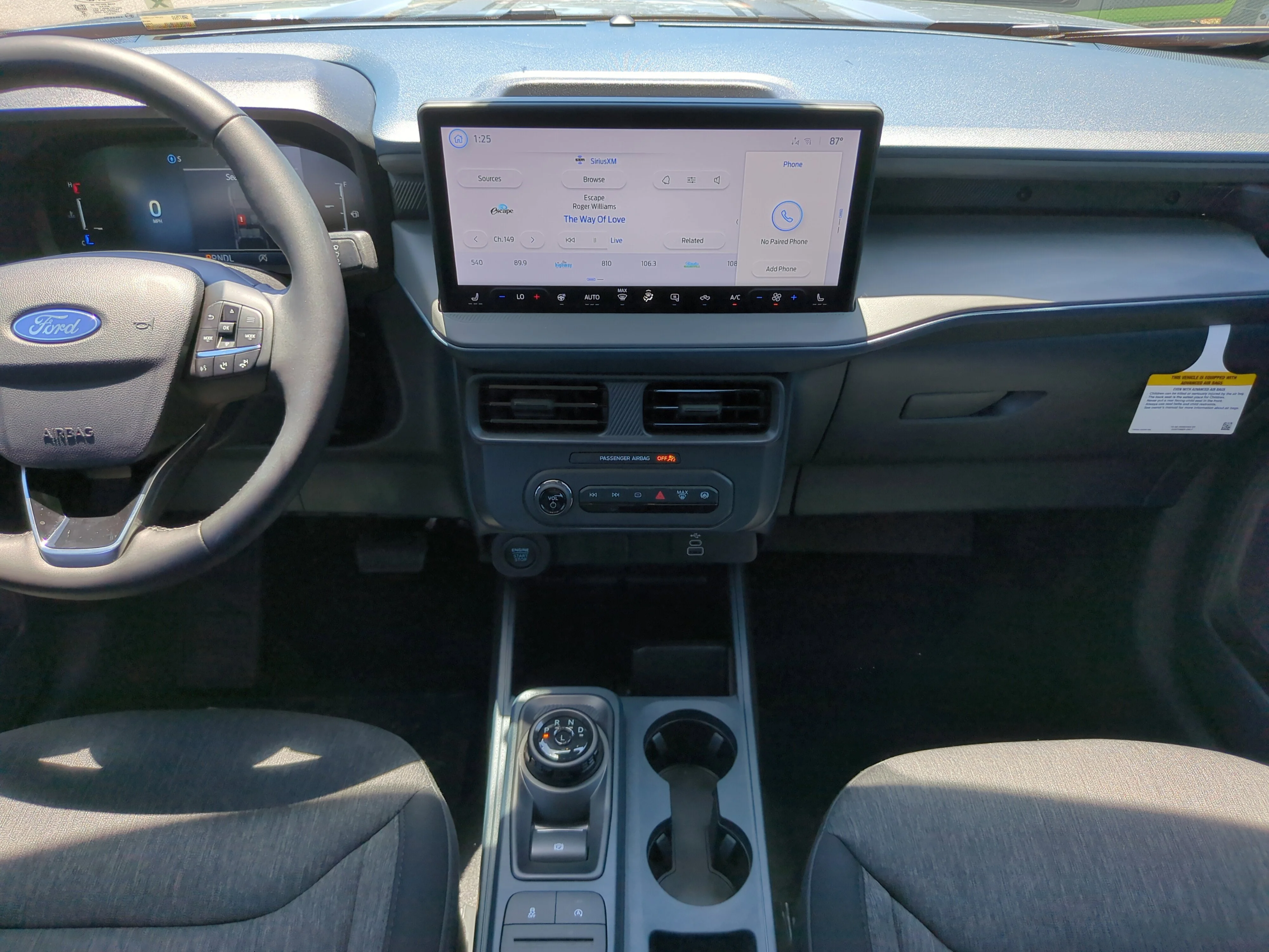 New 2025 Azure Gray Metallic Tri-Coat Ford XLT image 11