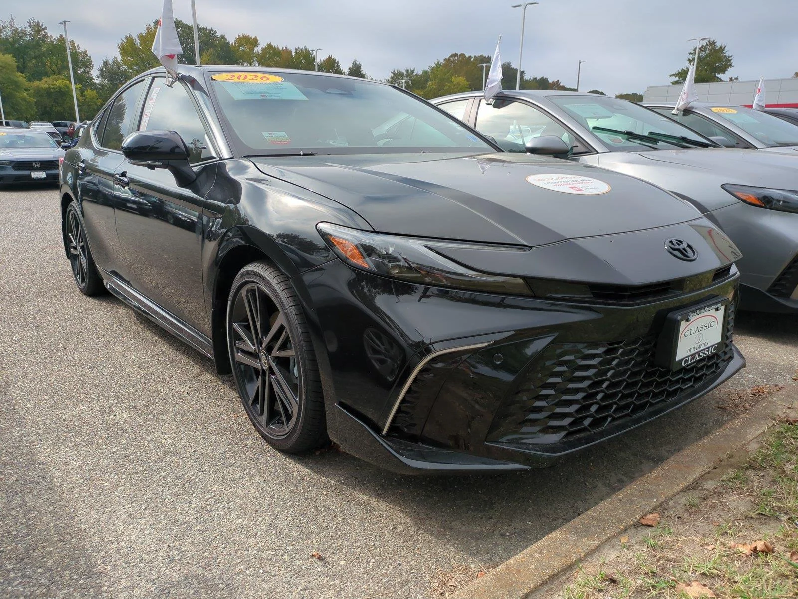 Certified Used 2026 Midnight Black Metallic Toyota XSE image 2