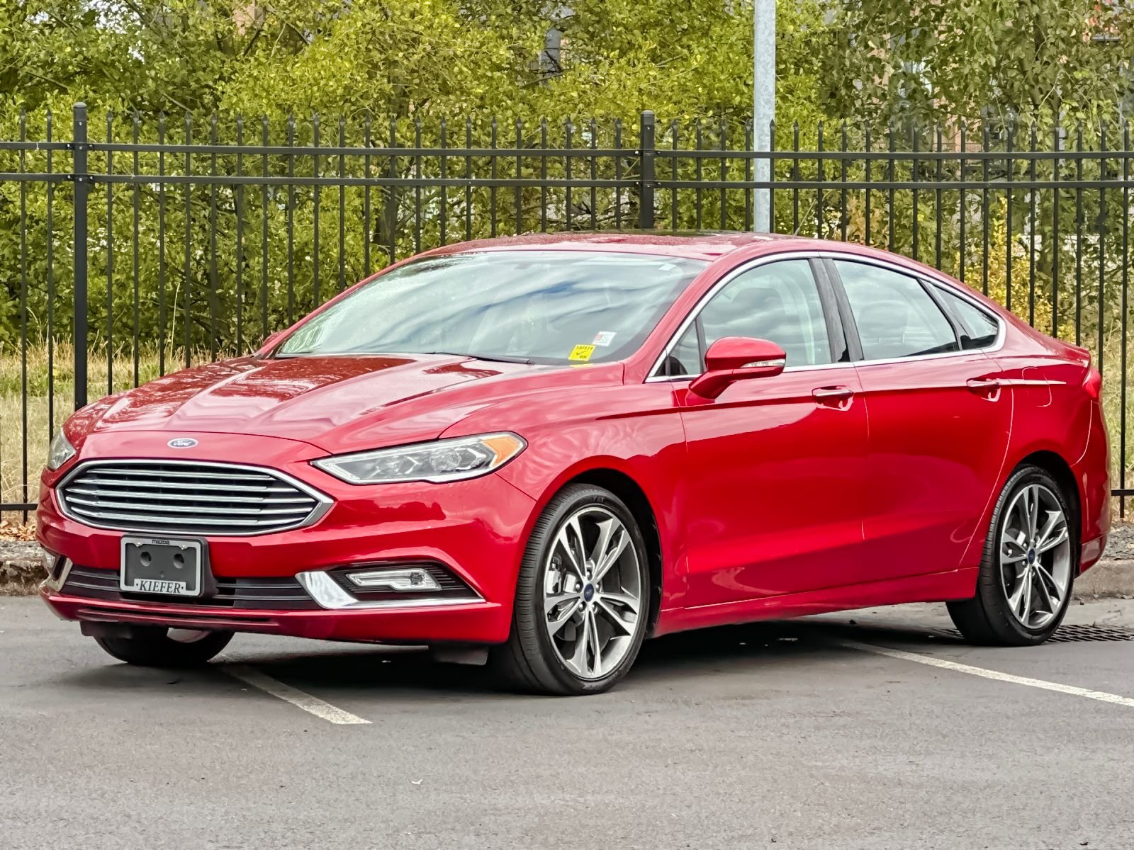 Used 2017 Red Ford Titanium image 7