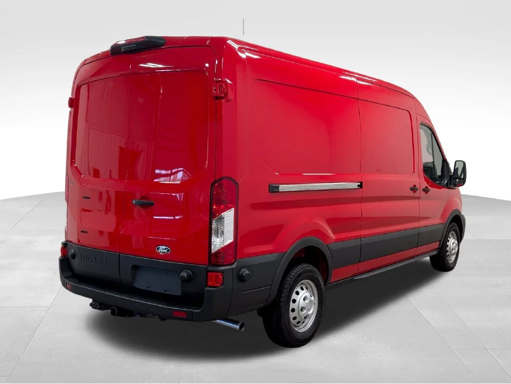 New 2027 Race Red Ford Cargo Van image 16