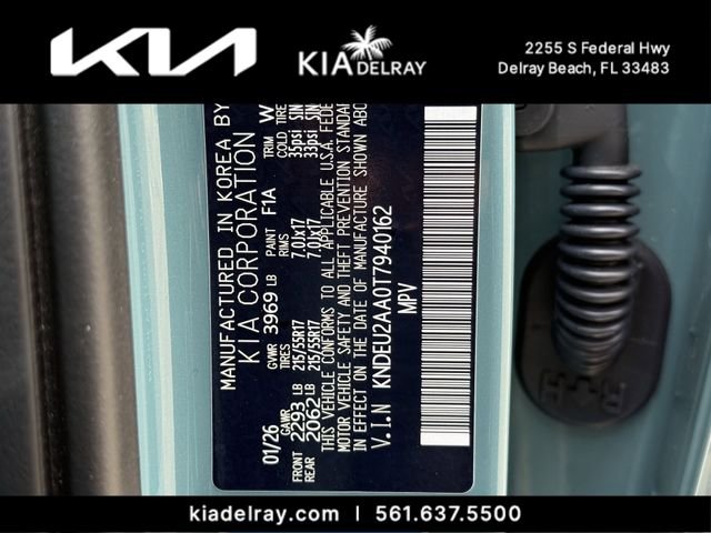 New 2026 Pluton Blue / Black Roof Kia S image 30