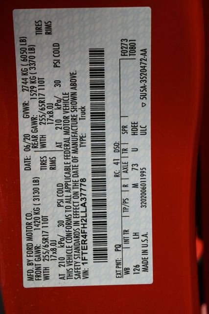 2020 FORD RANGER - Image 35