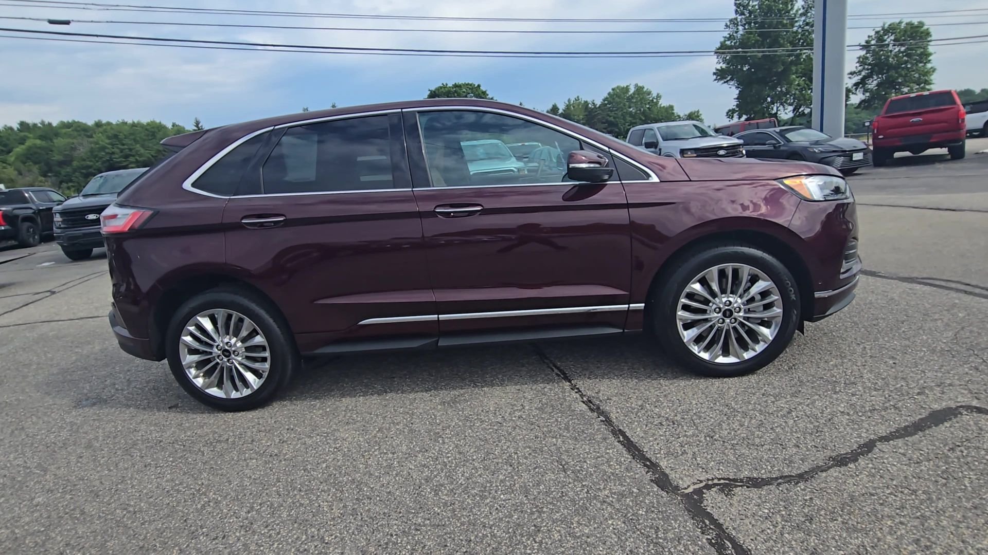 Used 2024 Burgundy Ford Titanium image 21