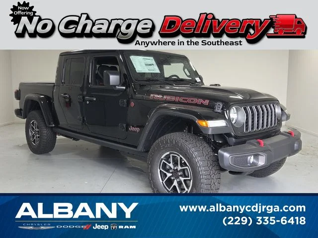 New 2026 Black Clearcoat Jeep Rubicon image 1