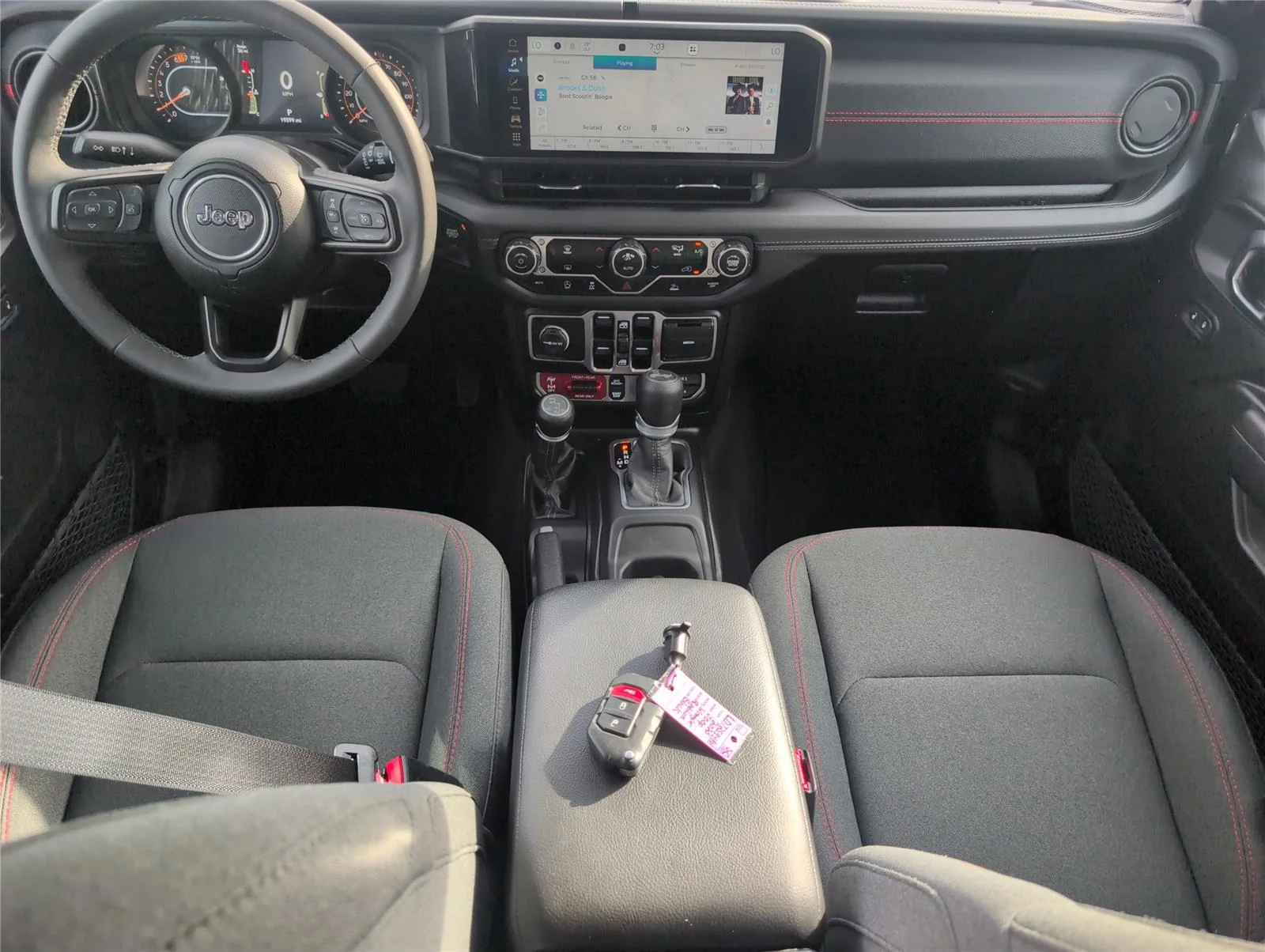 Used 2025 Black Clearcoat Jeep Rubicon image 29