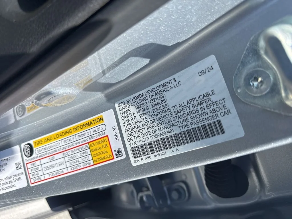 Used 2024 Silver Honda EX image 34