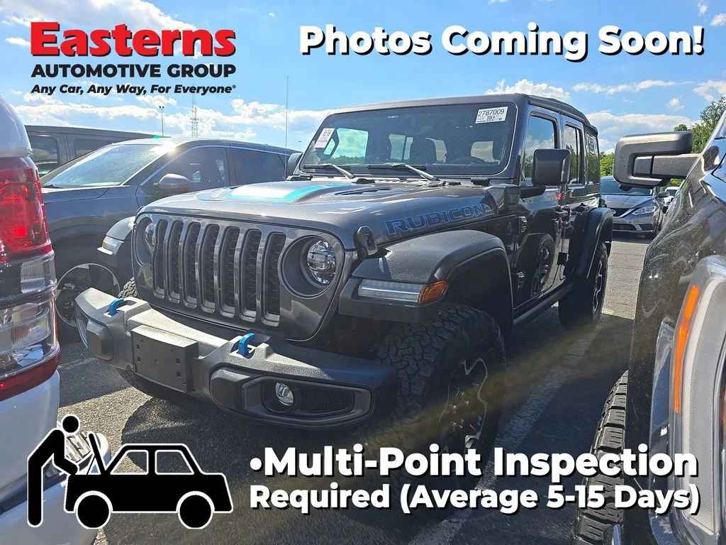 Used 2023 Gray Jeep Rubicon 4xe image 1