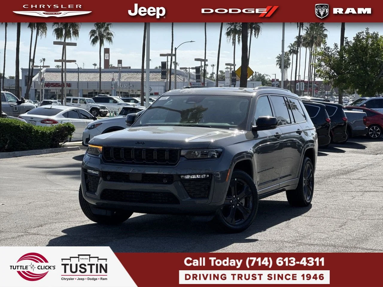 New 2027 Sting-Gray Clear-Coat Paint Jeep Limited Reserve image 1