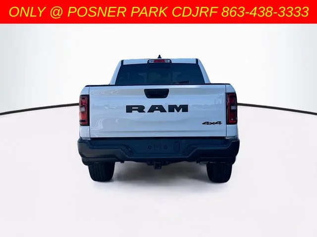 New 2026 Bright White Clear-Coat Exterior Paint RAM TRADESMAN image 6