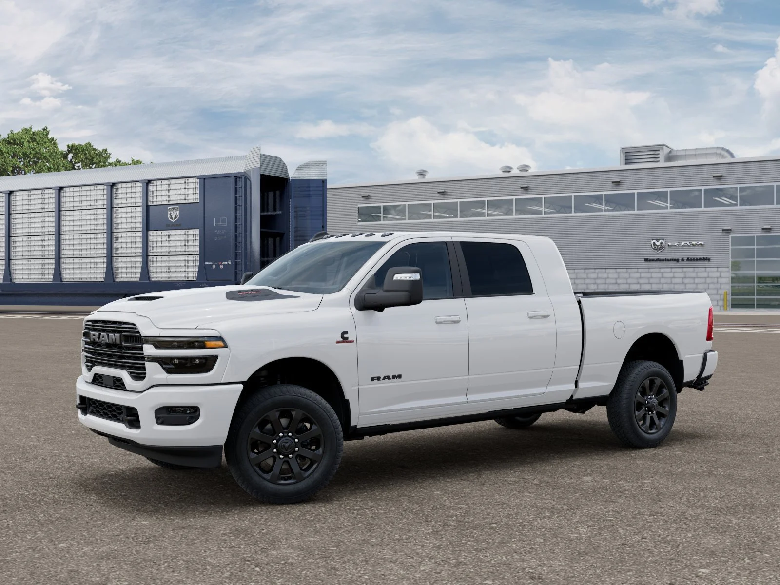 New 2026 Bright White Clearcoat Ram Laramie image 2