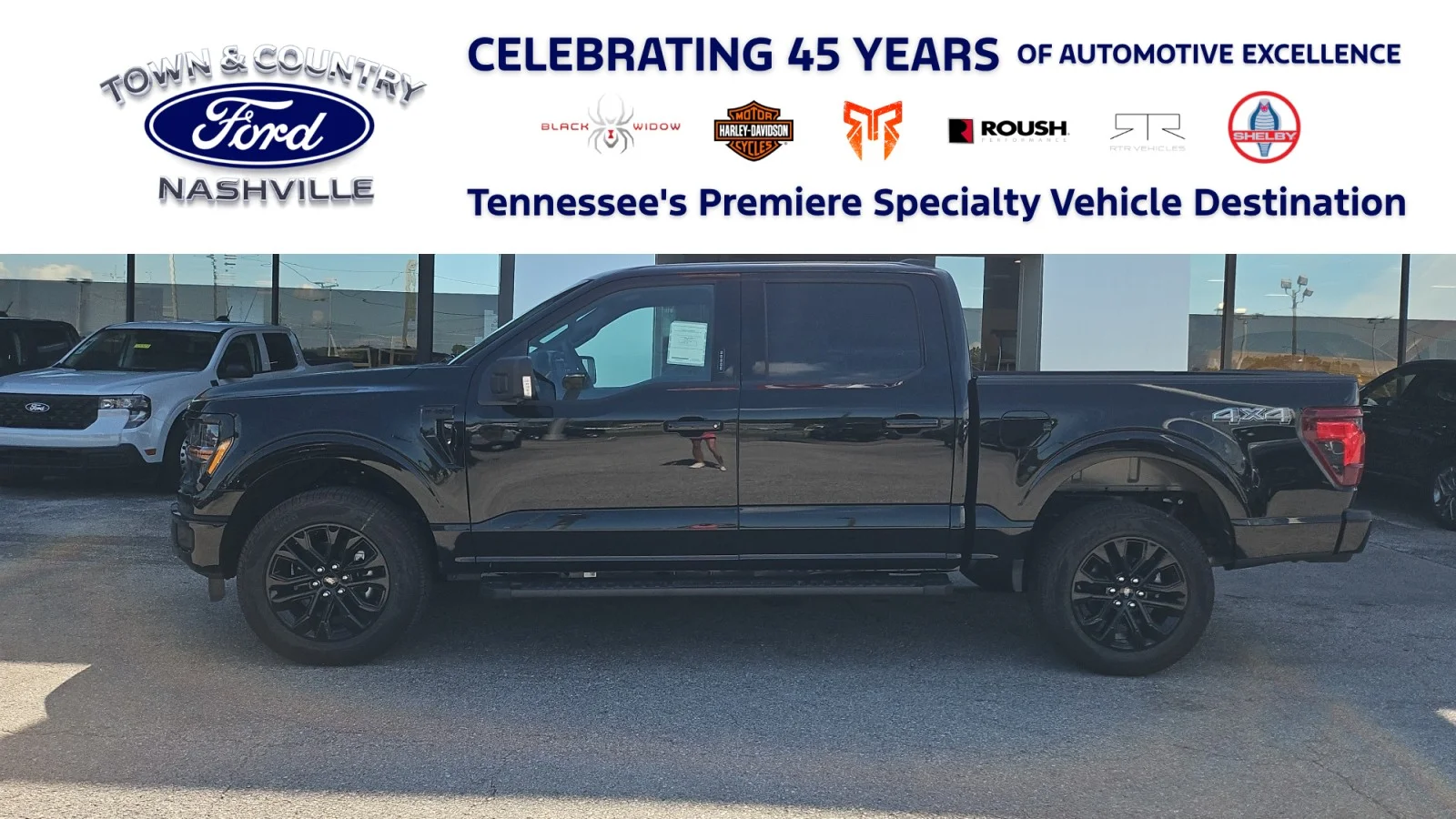 New 2026 Agate Black Metallic Ford XLT 4WD image 1