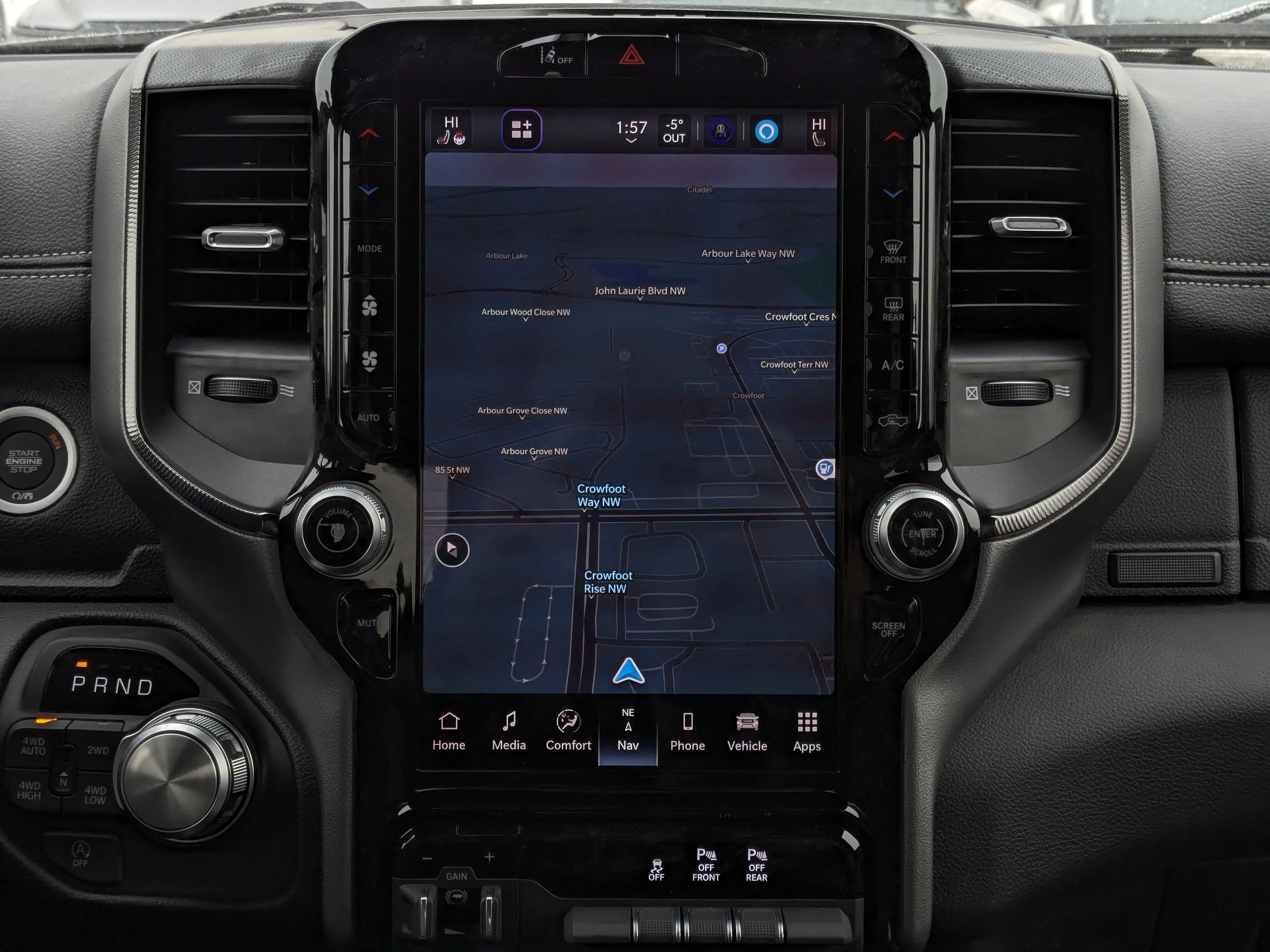 New 2026 Black RAM Sport - - 4x4 - Panoramic Sunroof - Sport Performance Hood - Hurricane Turbo - 3.92 Axle & More! image 22