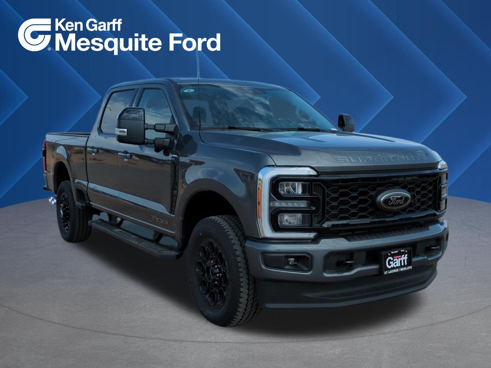 New 2026 Carbonized Gray Metallic Ford LARIAT image 1