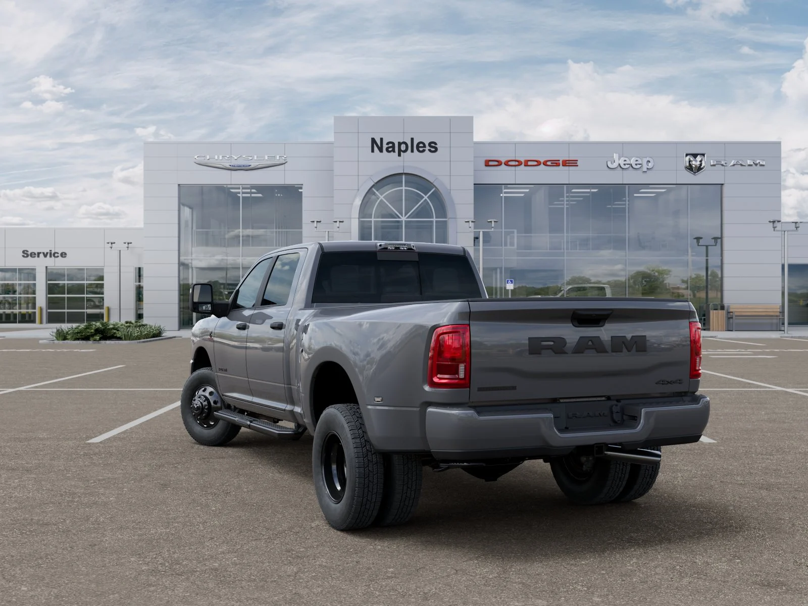 New 2026 Ceramic Gray Clear-Coat Exterior Paint RAM Big Horn image 34