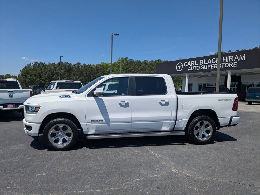 Used 2022 Bright White Clearcoat Ram Big Horn image 8