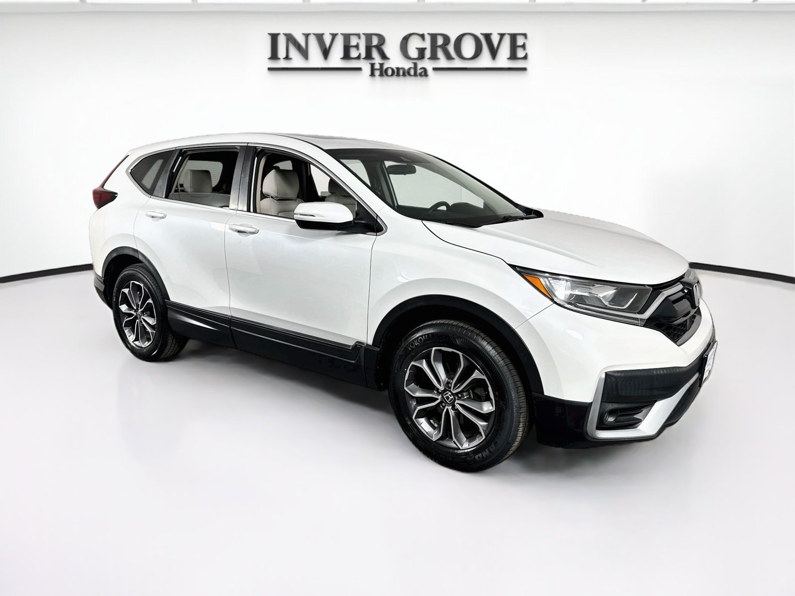 Used 2022 Platinum White Pearl Honda EX image 3