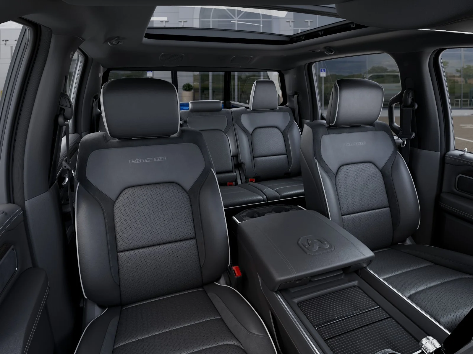 New 2026 Hydro Blue Pearl-Coat Exterior Paint RAM Laramie image 51