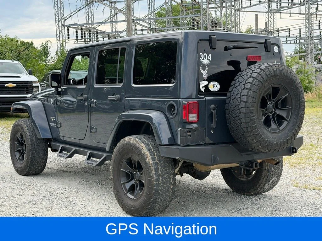 Used 2017 Black Jeep Unlimited Sahara image 8