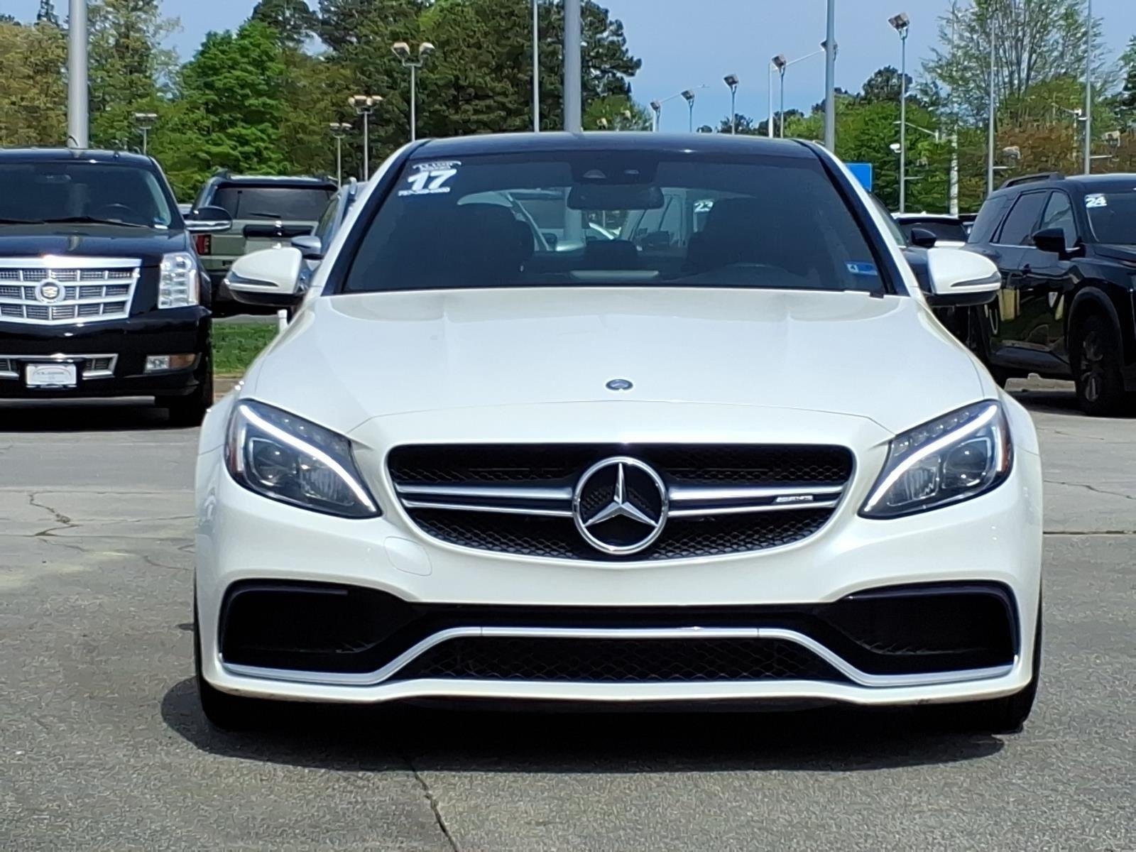 Used 2017 designo Diamond White Metallic Mercedes-Benz AMG® C 63 S image 2