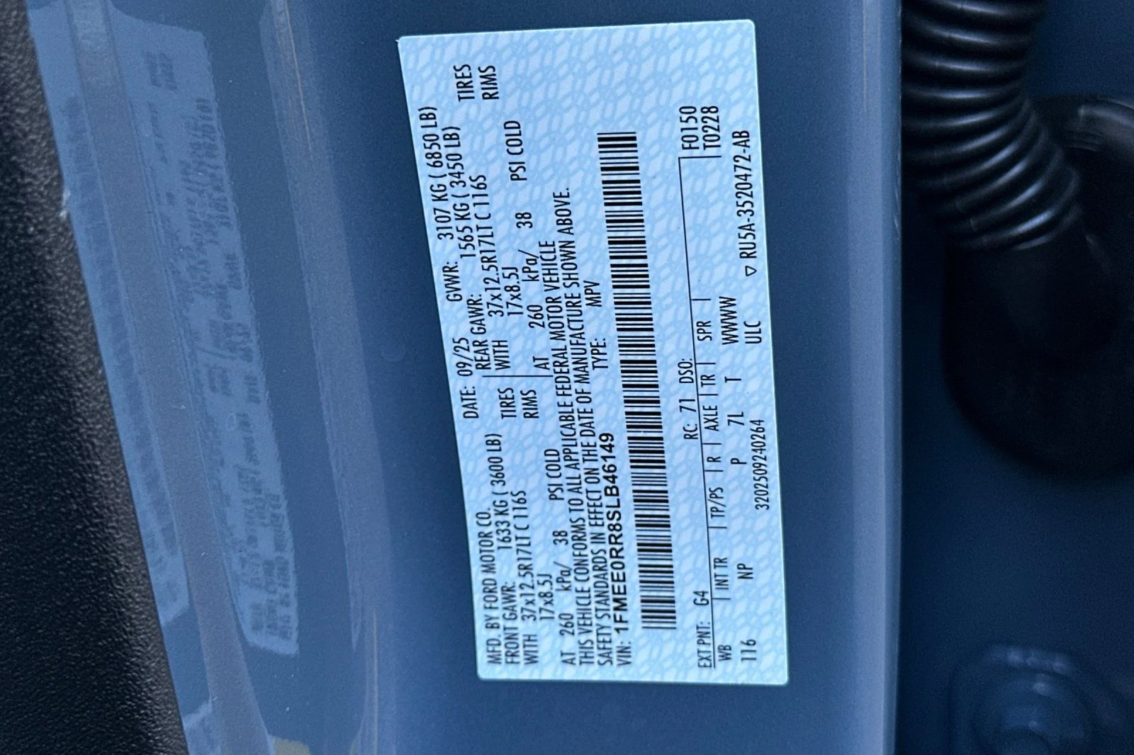 Used 2025 Azure Gray Metallic Ford Raptor image 29