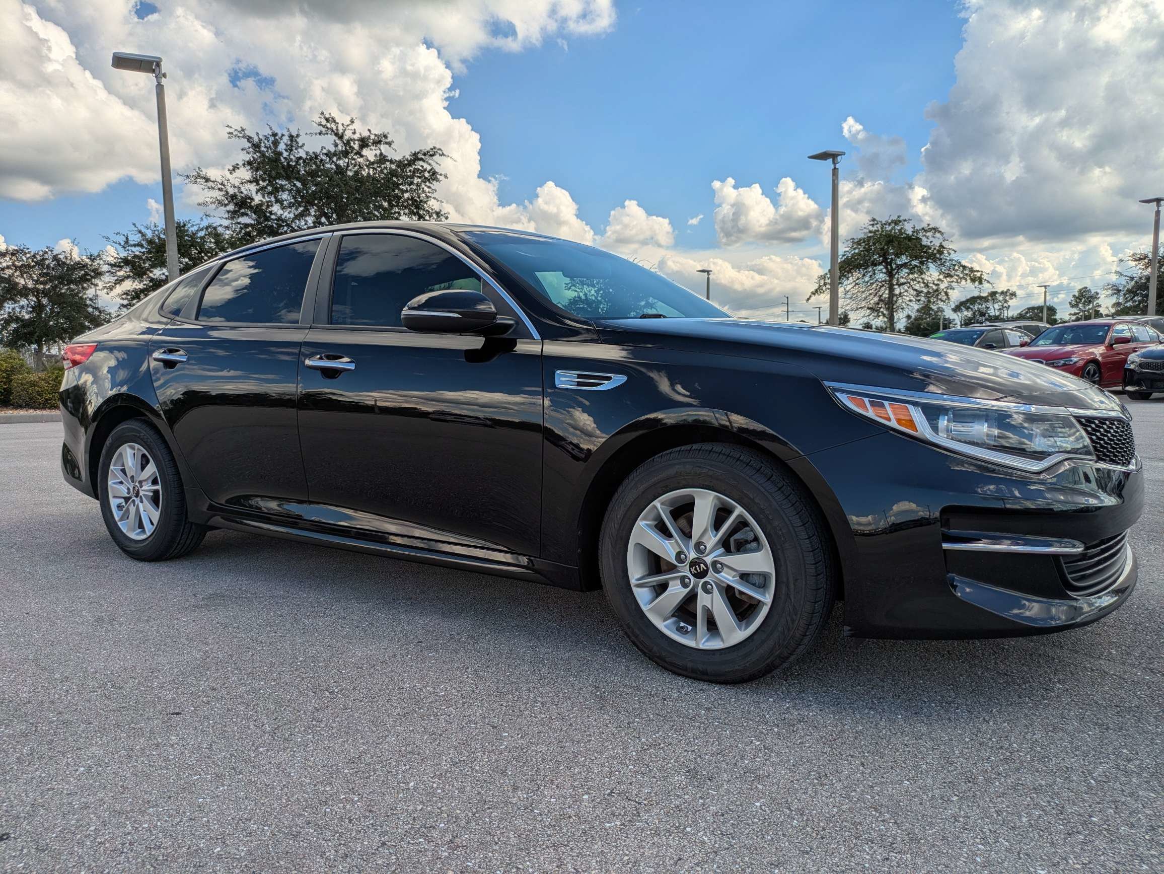 Used 2016 Kia Optima LX with VIN 5XXGT4L36GG109994 for sale in Port Charlotte, FL