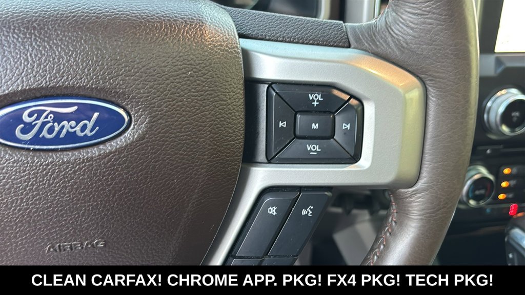 Used 2018 Magma Red Metallic Ford King Ranch image 16