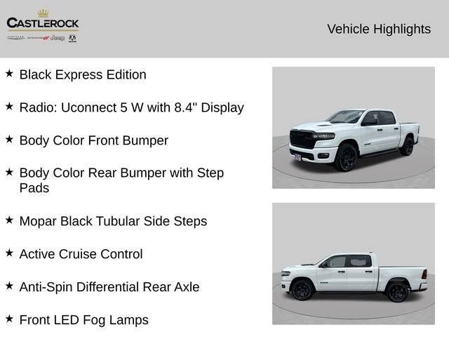 New 2026 Bright White Clearcoat RAM Express image 2