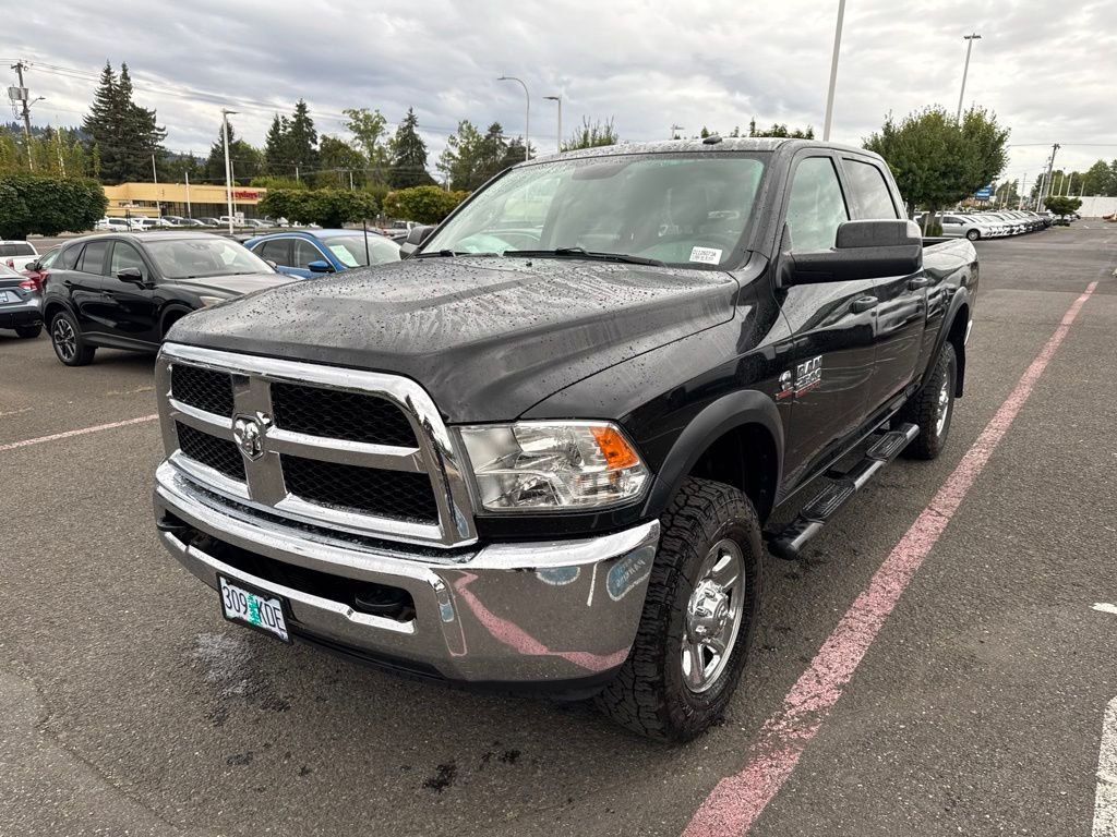 Used 2017 Brilliant Black Crystal Pearlcoat Ram Tradesman image 3