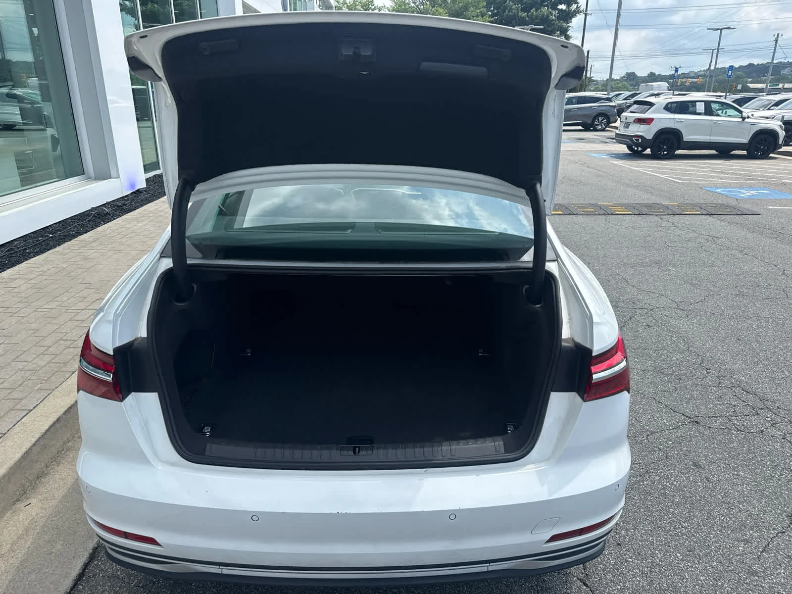 Used 2024 Glacier White Metallic Audi Premium Plus image 23
