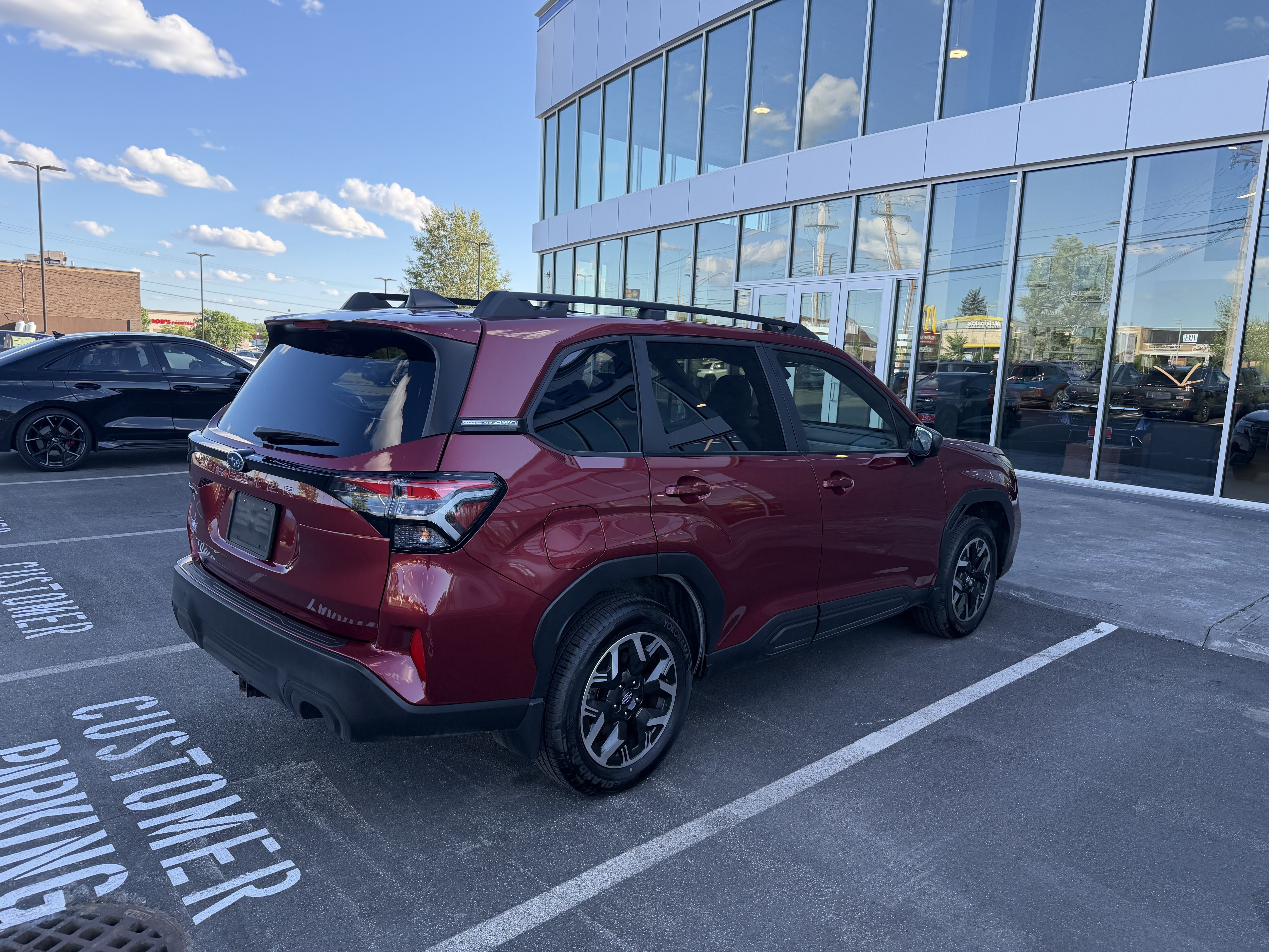 Used 2025 Crimson Red Pearl Subaru Premium image 5