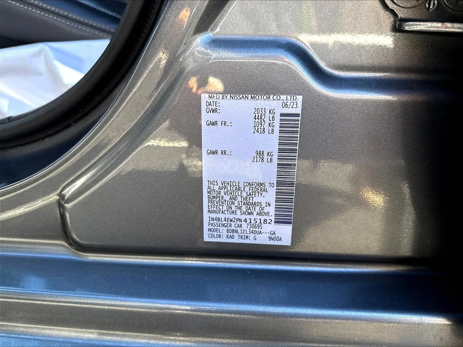Certified Used 2023 Gun Metallic Nissan 2.5 SL image 21