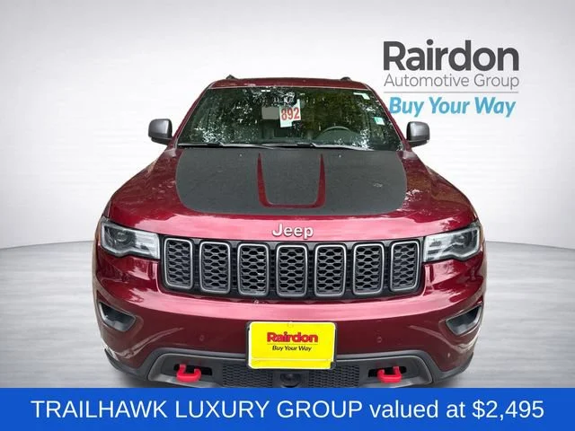 Used 2020 Velvet Red Pearlcoat Jeep Trailhawk image 2