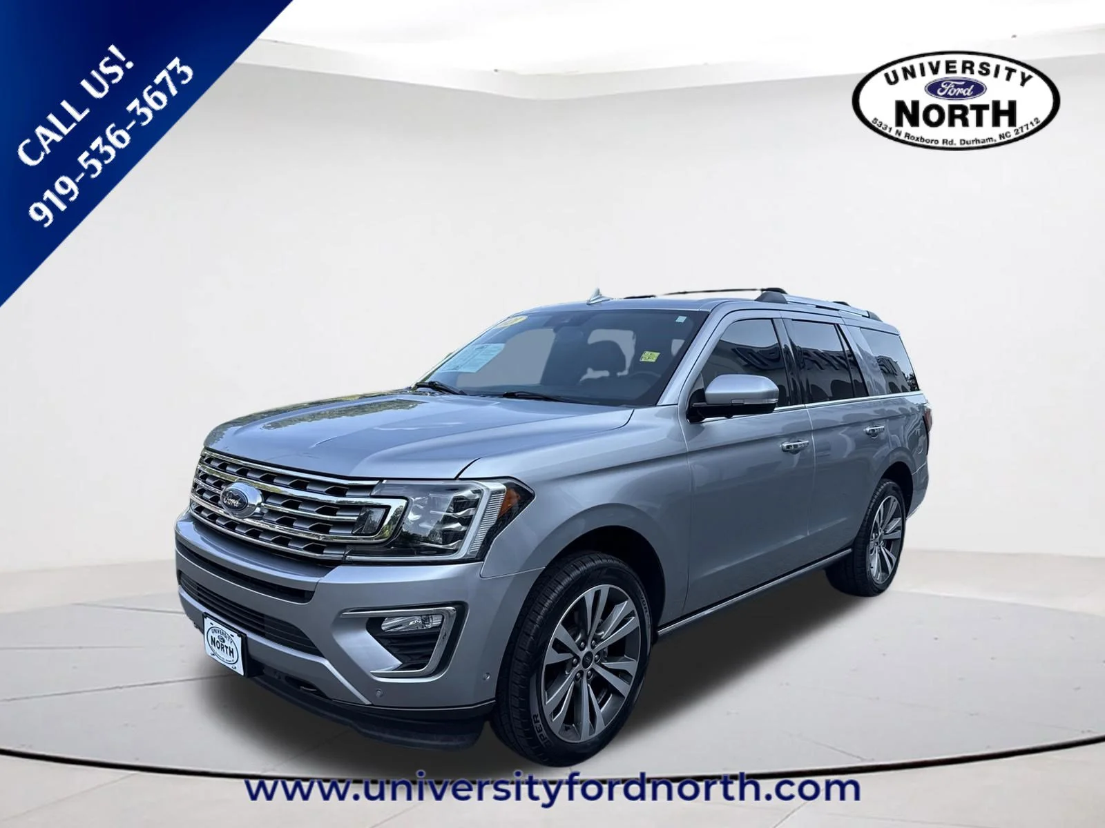 Used 2021 Iconic Silver Metallic Ford Limited image 3