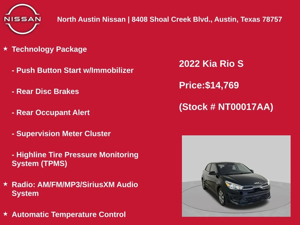 Used 2022 Black Kia S image 22