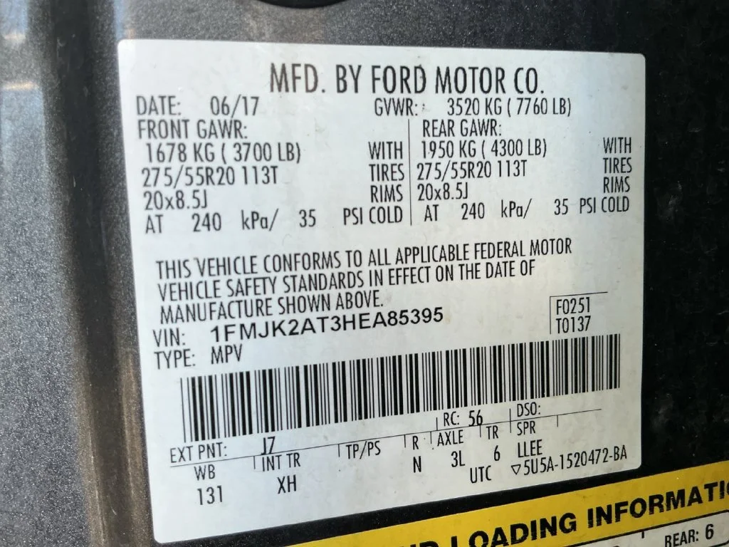 Used 2017 Gray Ford Limited image 30
