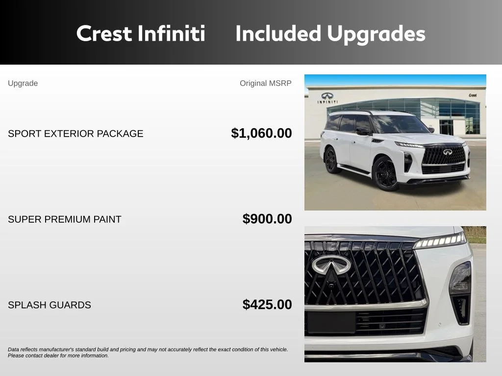 Certified Used 2026 Radiant White INFINITI SPORT image 5