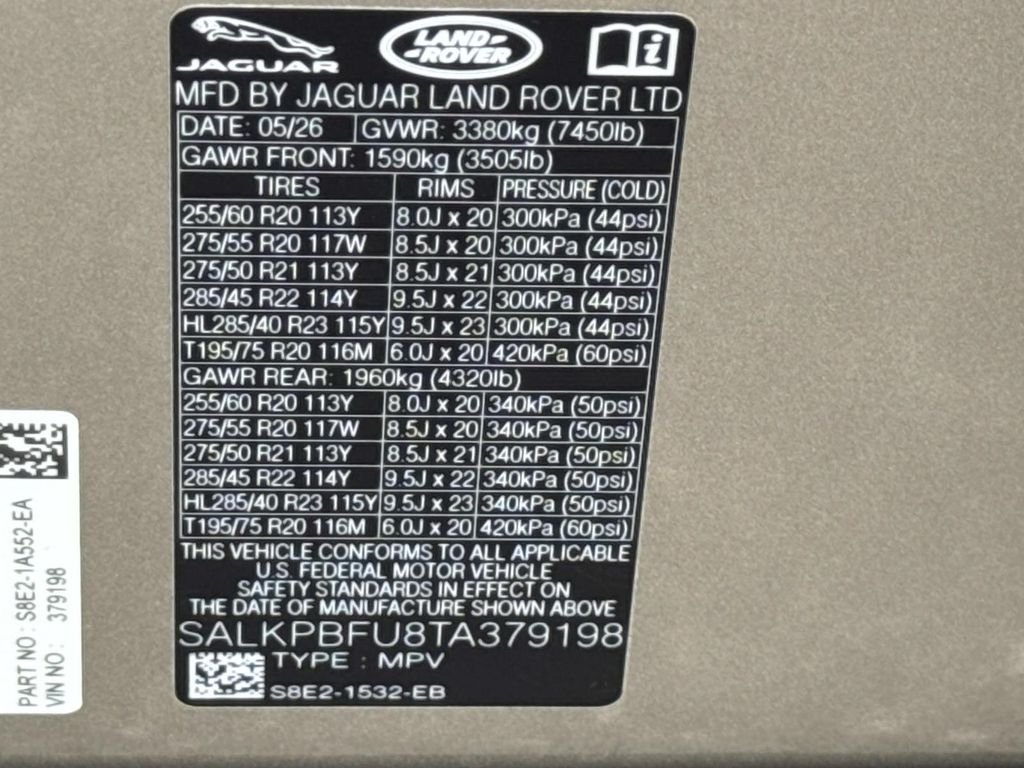 New 2026 Gold Land Rover SE image 30