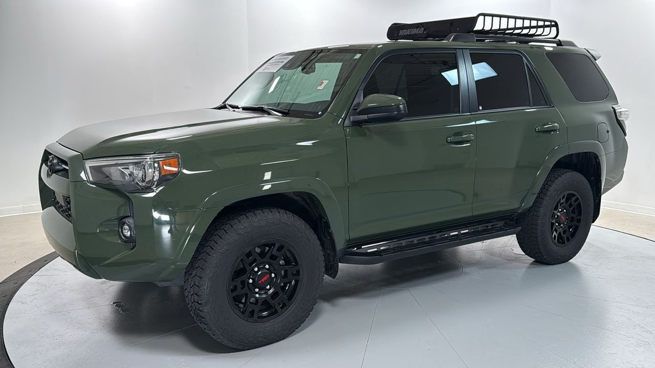 Certified Used 2022 Green Toyota Trail image 1