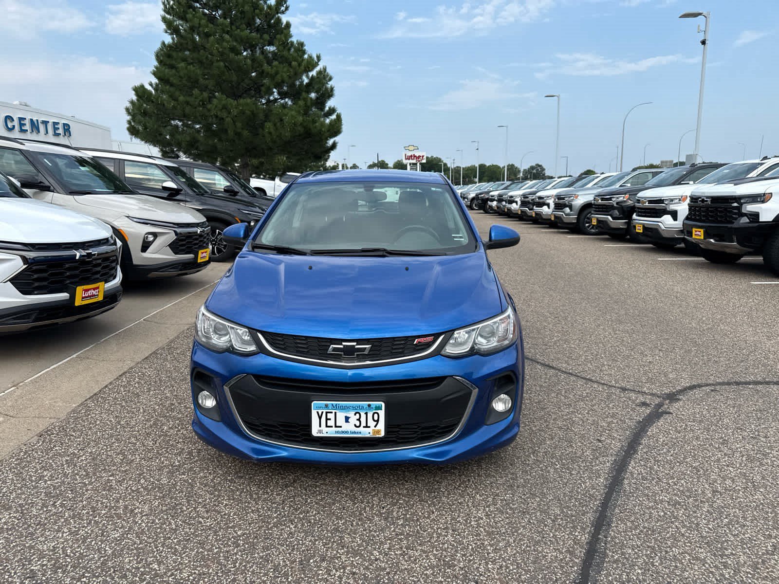 Used 2019 KINETIC BLUE METALLIC Chevrolet LT image 2