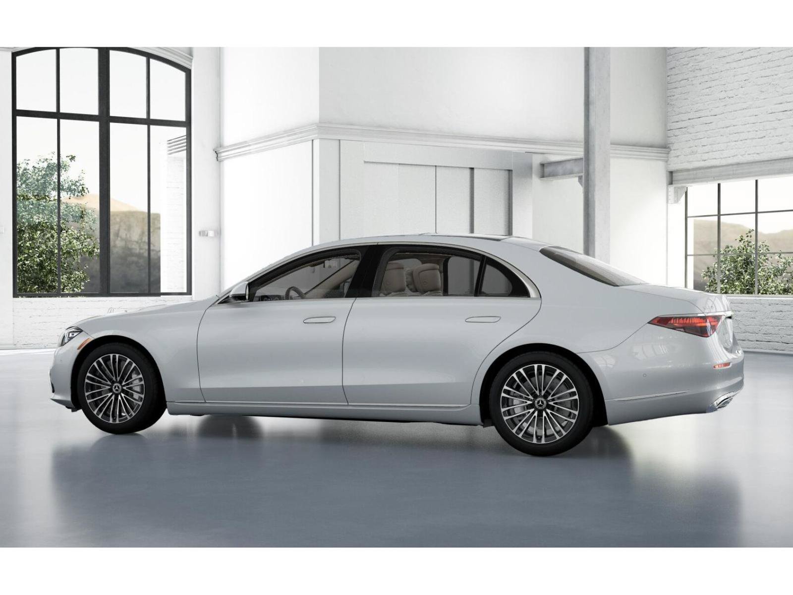 New 2026 MANUFAKTUR Moonlight White Metallic Mercedes-Benz S 580 4MATIC® Sedan image 32